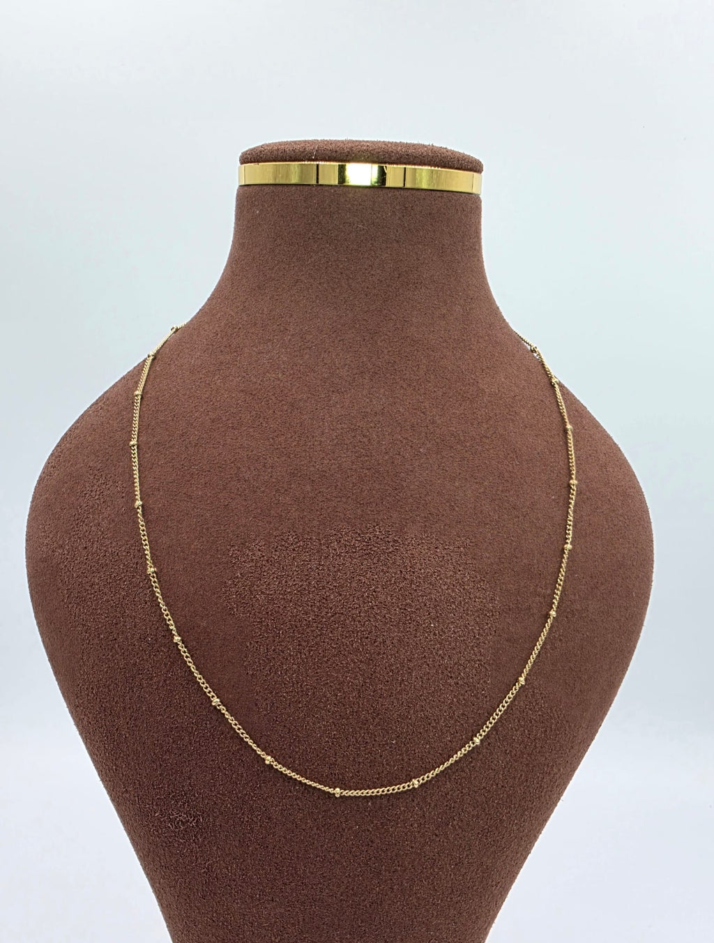Bead Style Gold Necklace