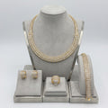 Gold 4 Piece Rhinestone Jewellery Set