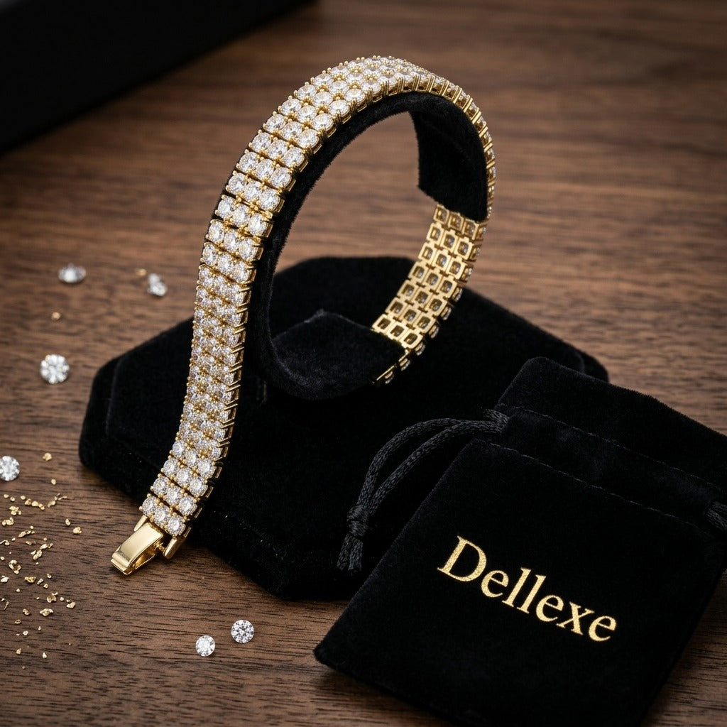 Gold Crystal Bracelet
