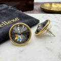 Statement Onyx Crystal Studs