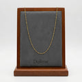 Bead Style Gold Necklace