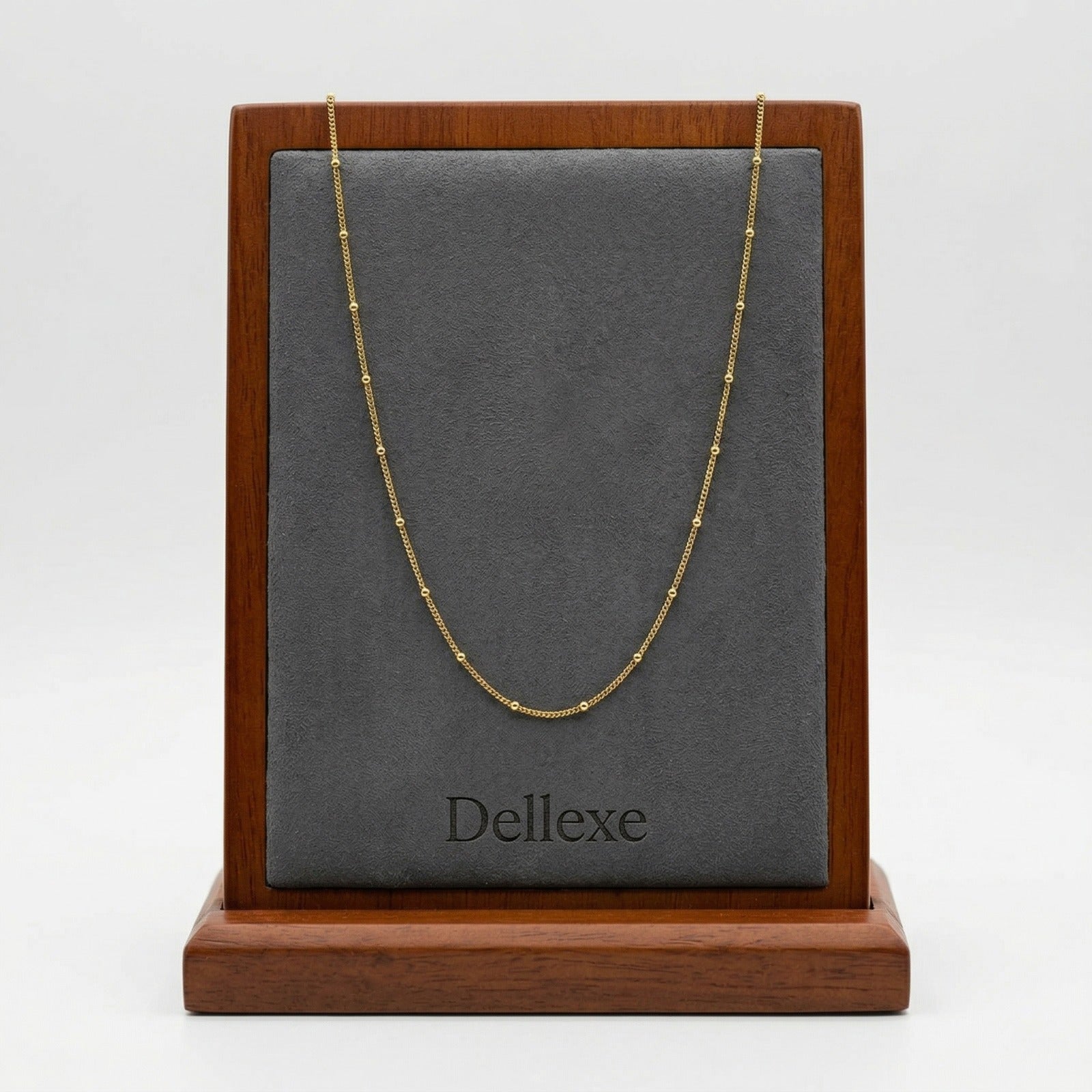 Bead Style Gold Necklace