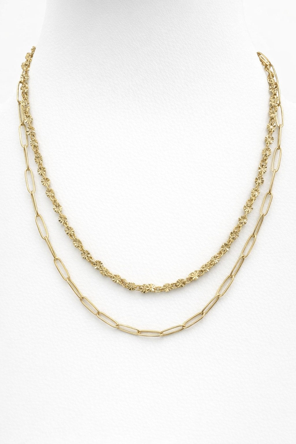 Double Layered Golden Necklace