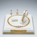 Gold and Silver Linked Jewellery Set
