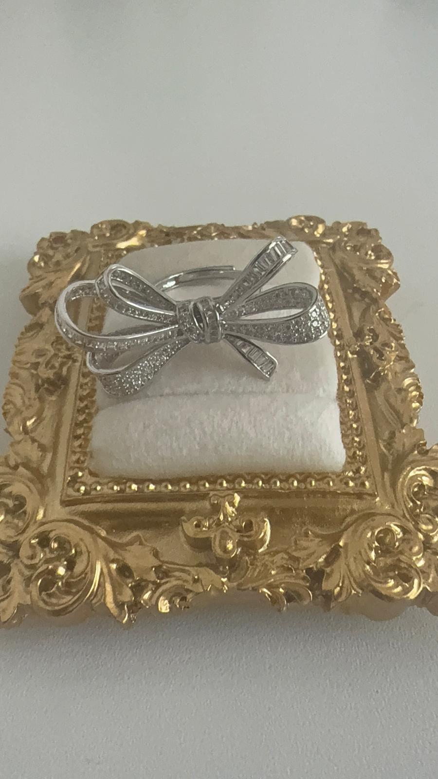 Statement Silver Ribbon Ring