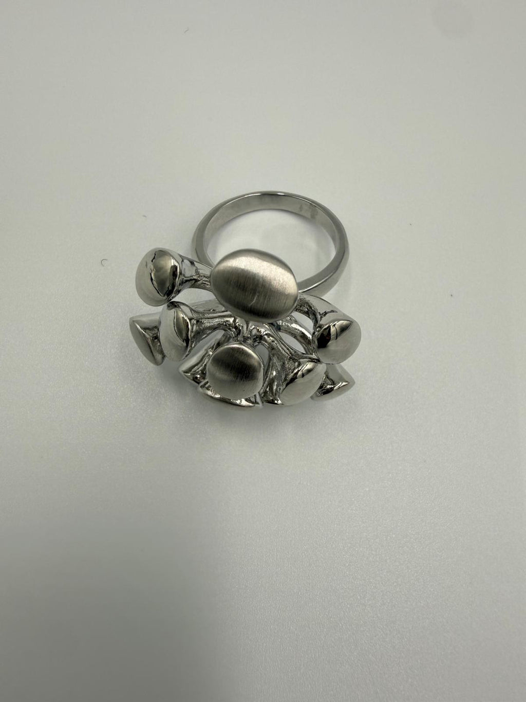 Silver Abstract Ring