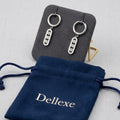 Silver Crystal Drop Earrings