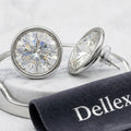 Statement Silver Crystal Studs