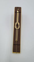 Gold Non-tarnish twisted rope tennis bracelet